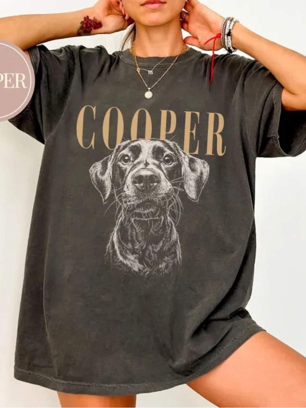 Vintage Comfort Colors Funny Dog Graphic Tee